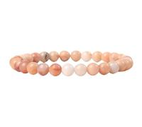 OutFyt Pulsera De Piedra De Aventurina Roja Natural De 6 Mm, Pulsera De Cuentas Elásticas Con Cristales De 7 Chakras, Pulsera De La Suerte, Brazaletes De Verano Para Mujeres Y Hombres, Regalo De Jo