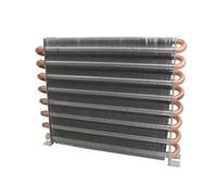 OUTFYT Radiador de refrigeración por agua aluminio, radiadores aletas fregadero, radiador congelador, condensador 360-390W,Ahorro de energía(175X45X210mm)