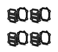 OUTFYT Soporte magnético Universal for cámara Corporal, 8 imanes, Peso más Ligero, tamaño pequeño Unido a Uniforme for Bodycam de policía, Serie Guardia(4 Pack)