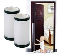 Outgeek Tope Clip Protector, 2PCS Tope de Puerta Suministros de la Prueba del niño del Guardia del Pellizco del Dedo de la del bebé de la