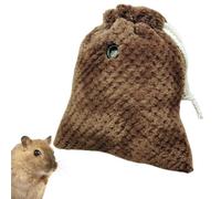 Outgoing Pig Draw Guinea Bag - 16 x 18 cm/6,3 x 7,1 in Warm Cotton Sugars Gliders Nest | Sugar Glider Pouch, cómoda de transporte con cordón y ventilación transpirable para ardillas cobayas