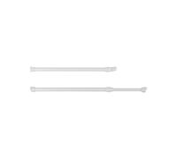 OUTIFUOTPP Barra telescópica for riel de Cortina, sin Perforaciones, 30-50 cm, 40-70 cm y 60-110 cm(30-50cm)