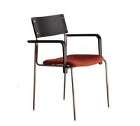 OUTIFUOTPP Silla de Comedor Bauhaus Estilo Medio, Muebles diseño Madera Maciza, Respaldo Wasabi francés, barandilla, Taburete Oficina, Nuevo(B)