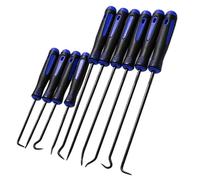 Outil à Crochet 10 Pièces | Kit de Réparation Précision pour Mécanicien | Set de Crochets Multifonctions pour Atelier Automobile, Garage, Maison, Industrie Démontage et Maintenance Faciles