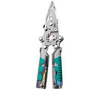 Outil À Dénuder - Acier 13,5 Cm, Stylo Testeur De Tension, Charge De Type C | Pliable, Outil Multiple D'électricien, Pince À Dénuder Les Câbles Pour L'entretien Électrique, Le Câblage Domestique, L'au