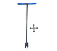 Outil de Compteur d'Eau n T Plomberie | Clés à Griffe pour Vanne et Robinet d'Irrigation | Outils dei Plomberies pour Jardin, Pelouse, Arrière-Cour, Extérieur, Camping, Travaux dee Construction