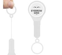 Outil de positionnement des sourcils - Sourcil compact, outil de marquage lignes sourcils avec cordes, encre, accessoire léger et facile à utiliser pour les maquilleurs professionnels, les blo