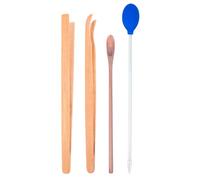 Outil Nourrissage Terrarium - Pinces À Pour Reptiles | Lote de 4 Pinces Longues En Acier Inoxidable Avec Embout En Caoutchouc, Outil D'Alimentation Pour Serpents, Lézards, Dragons Barbus, Tortu