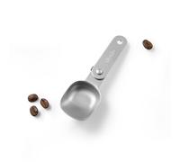 OutIn Cuchara Plegable para Café de Acero Inoxidable 304, Medidor 3 g | Para café molido, fácil de llevar en viajes y camping, compatible con la cafetera espresso portátil OutIn Nano