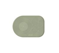 OutIn Nano Alfombrilla de silicona para cafetera, Alfombrilla Plegable para Café, Bandeja Antigoteo Impermeable para Productos OutIn y Cafeteras Portátiles 25x17 cm (Verde)