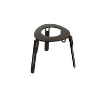 OutIn soporte de Café Plegable y Ultraportátil con Mosquetón, Soporte Estable para Máquina de Espresso, Diseño Monobloque de Aluminio, Compatible Mino y Nano