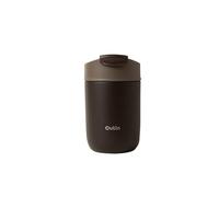 OutIn Vaso de Viaje Térmico, Taza de Café para Exteriores con Tapa Abatible a Prueba de Fugas, Taza de Acero Inoxidable de 350 ml para Bebidas Frías y Calientes