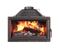 OutInFire Inserto para chimenea de leña de hierro fundido - W15 (13,5 kW) ECO