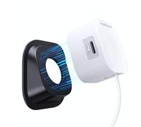 Outinput Solo cámara de seguridad para ventana de cámara, dirección 18 grados hacia abajo, montaje adhesivo (negro)