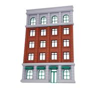 Outland Models Background 5 pisos Classic Hotel apilable escala 1:64 S 3 niveles adicionales