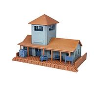 Outland Models Estación de tren rural pequeña escala HO 1:87 de paisaje ferroviario