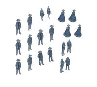 Outland Models Juego de figuras de gente del viejo oeste (20 piezas) calibre 1:87 HO