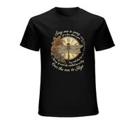 Outlander Book TV Series Jamie Fraser Mens T-Shirt Fashion Casual Unisex Black tee L