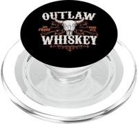 Outlaw Whisky País Vintage Gráfico PopSockets PopGrip para MagSafe