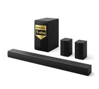 Outlet Barra de Sonido - LG S60TR, Bluetooth, 440W, 5.1 Canales con subwoofer, altavoces traseros para cine en casa, Dolby Digital, DTS Digital Surround , Negro - S60TR.OUTLET