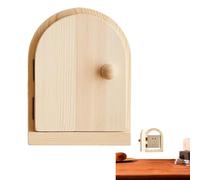 Outlet Cover Plate - Wood, 6.3x4.92x1.57in Protective Cover Decorative Frame | Fairy Door Electrical Outlet Covers, Charming Wall Protector For Homes, Bedrooms, Kids’ Rooms, Nurseries, Gift Décor