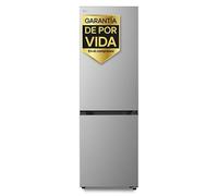 Outlet Frigorífico Combi | LG DoorCooling+, 1,86m, capacidad de 333l, Serie 300, Clasificación C, Inox antihuellas - GBBS312CPY.OUTLET