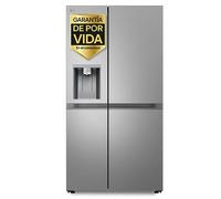 Outlet Frigorífico Side By side Serie 800, Sin toma de agua Inox antihuellas. C, 628 L - GSLE81PYBC.OUTLET | LG ES