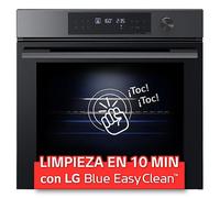 Outlet Horno Pirolítico Instaview 76L A+ con sistema de limpieza Blue EasyClean, guías, acero negro mate - WS7D7632WB.OUTLET
