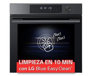 Outlet Horno Pirolítico Instaview 76L con sistema de limpieza Blue EasyClean, guías, acero negro mate - WS7D7632WB.OUTLET