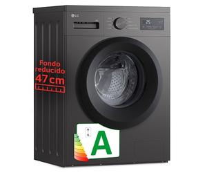 Outlet Lavadora 8kg 1400rpm, Clasificación A. Silver grafito Serie 100 - F4A10S8NDK.OBSEXC | LG ES
