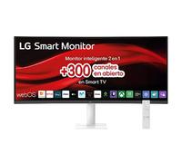 Outlet LG Smart Monitor 34", webOS24, WQHD, 21:9, curvo - 34U601SA-W.OUTLET