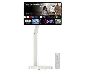 Outlet LG Smart Monitor Swing, 32", 4K UHD, táctil, LG webOS 24, peana portátil y flexible - 32U889SA-W.OUTLET