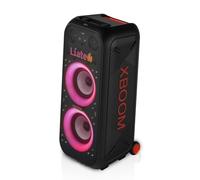 Outlet LG xboom La Bestia XL9T - Altavoz gran potencia, karaoke, luces y pantalla LED, efectos de DJ, Bluetooth, Asa y Ruedas, Resistencia IPX4 ,Negro - XL9T.OUTLET