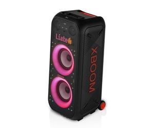 Outlet LG xboom La Bestia XL9T - Altavoz gran potencia, karaoke, luces y pantalla LED, efectos de DJ, Bluetooth, Asa y Ruedas, Resistencia IPX4 ,Negro - XL9T.OUTLET | LG ES