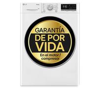 Outlet Secadora 9kg, C, con Bomba de calor Dual Inverter, Blanca, Serie 900 - RH90V9AV3N.OUTLET
