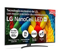 Outlet Smart TV LG Nanocell LED AI NANO81 75 pulgadas 4K 2025 - 75NANO81A6A.OUTLET