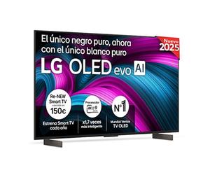Outlet Smart TV LG OLED evo AI C5 42 pulgadas 4K 2025 - OLED42C5ELB.OUTLET