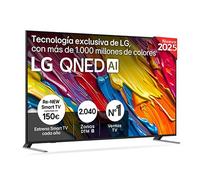 LG 75QNED84A6C - TV 75", 4K QNED EVO, Smart TV, WebOS 25, Procesador Potente e Inteligente, Super Upscaling, Dolby Dilgital Plus, Alexa/Google Assistant, Negro