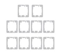 Outlet Spacers For Electrical Box - 10 Pieces Stainless Steel Repair Shims, Leveling Plate | For Home Renovation Apartment Workplace Construction Site Commercial Residential Industrial