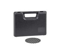 Outletdel ocio Maletin rigido Acolchado para Arma Corta. Fabricado en Fibra. 24 cm Ancho x 16 cm Alto x 5 cm Grosor