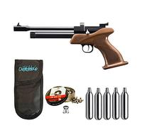 Outletdel ocio Pistola perdigon ZCP1M55 Zasdar CP1 co2 5,5 mm+ Funda Portabombonas + Balines + Bombonas co2. 23054/29318/36580