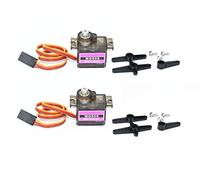 Outletdeloci Pack 2 Unidades Servo RC Micro MG90S. Metal Gear. 1,8 Kilos de Fuerza a 6 voltios.