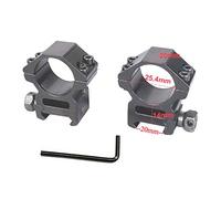 Outletdelocio Montura para Visor Telescópico de 1" de Diámetro y 19-21mm de Anchura de Carril Picatinny