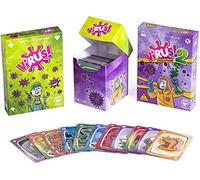 Outletdelocio Pack Juego de Cartas Virus + Virus 2 + 120 Fundas. Edicion Española. +8 años