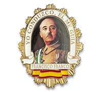 Outletdelocio. Placa Metalica Francisco Franco. Especial para Cartera de Bolsillo