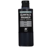 Outletdelocio Vallejo 74602. Bote Pintura Imprimacion Negra de Grano extrafino, para Superficies de plastico o Metal. 200ml