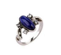 OUTLETISSIMO® Anillo Elena GiLBERT serie TV VAMPIRI AMULET GOTHIC Tamaño 10 USA 22 ITA, Metal, Metal