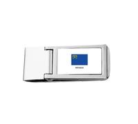 Outline Flag State Nevada - Cartera delgada para dinero con clip de acero inoxidable