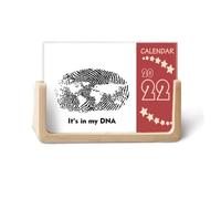 Outline World Gene Map 2022 Calendario de escritorio planificador 12 meses