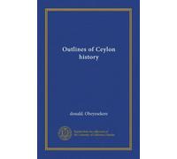 Outlines of Ceylon history